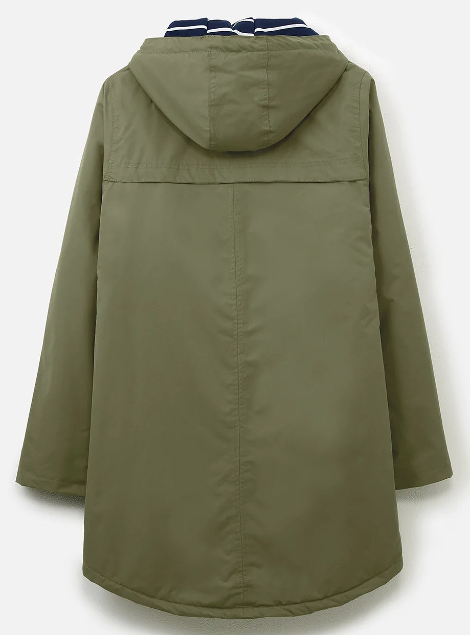 Lighthouse Womens 'Iona Long' Padded Waterproof Coat - Khaki Green