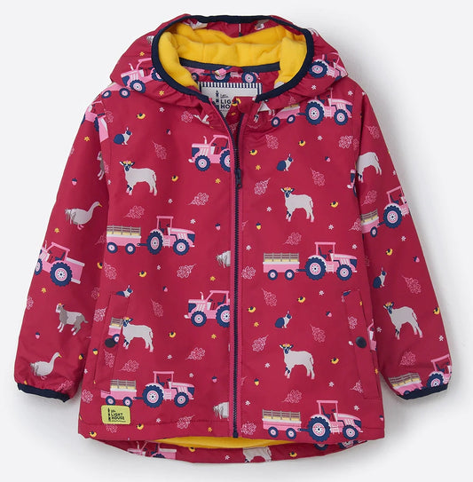 Lighthouse Kids 'Amelia' Raincoat - Pink Farm Life