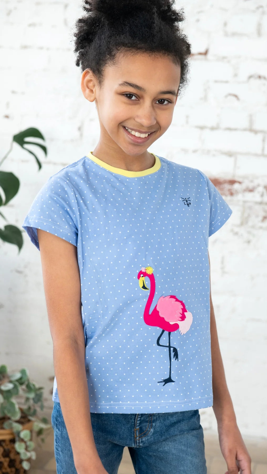 Lighthouse Kids 'Causeway' Short Sleeve Tee - Flamingo