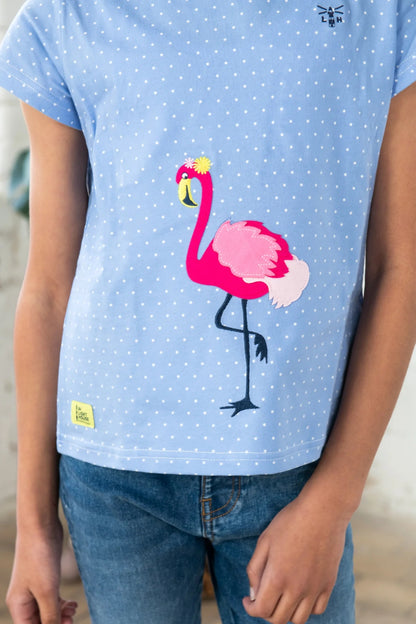 Lighthouse Kids 'Causeway' Short Sleeve Tee - Flamingo