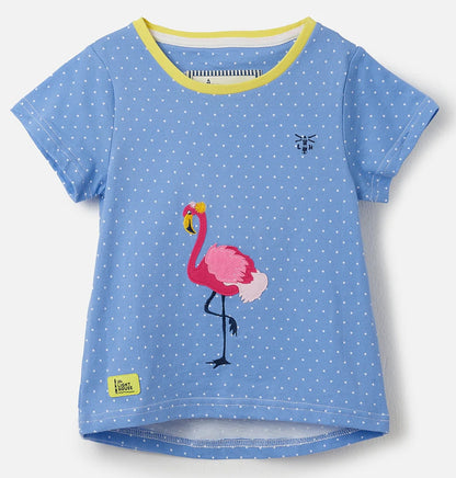 Lighthouse Kids 'Causeway' Short Sleeve Tee - Flamingo