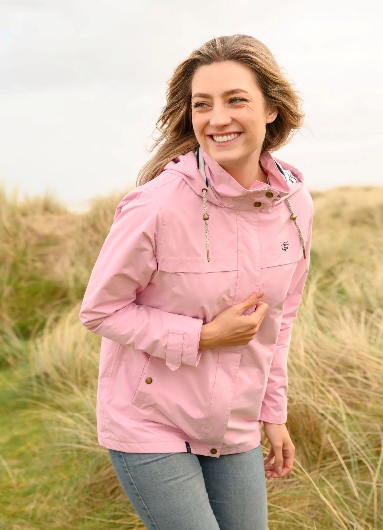 Lighthouse Womens 'Beachcomber' Waterproof Jacket - Pink Lady