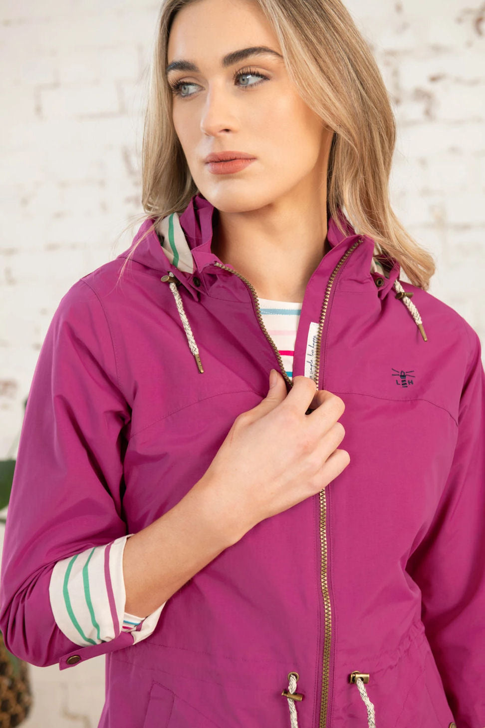 Lighthouse Womens 'Victoria' Waterproof Jacket - Deep Raspberry