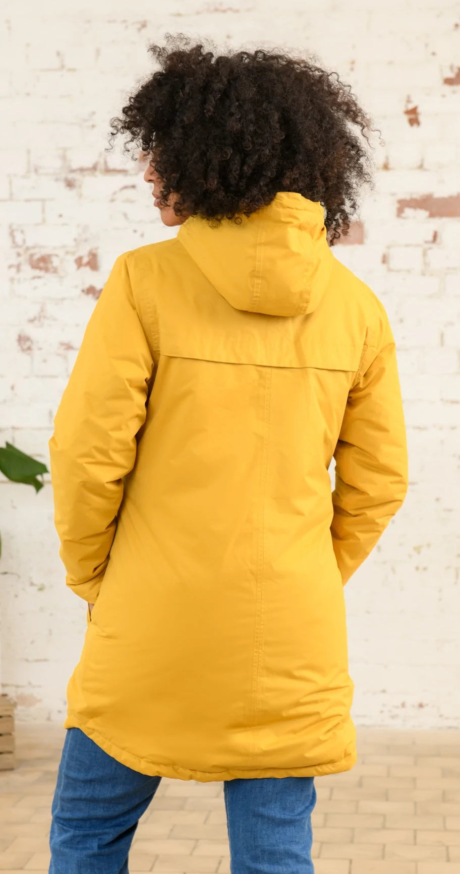 Lighthouse Womens Iona Long Padded Waterproof Coat Sunrise Yellow