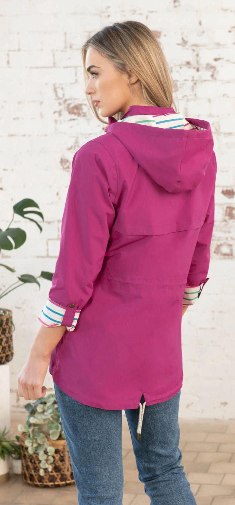 Lighthouse Womens 'Victoria' Waterproof Jacket - Deep Raspberry