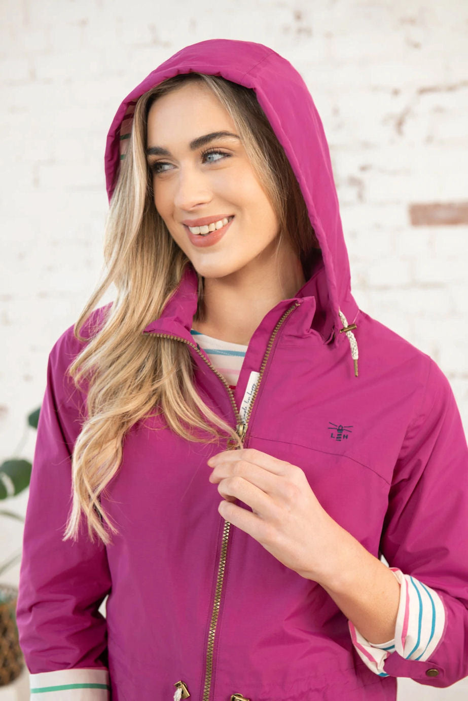Lighthouse Womens 'Victoria' Waterproof Jacket - Deep Raspberry