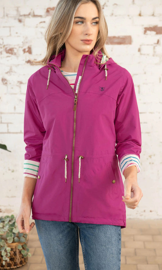 Lighthouse Womens 'Victoria' Waterproof Jacket - Deep Raspberry