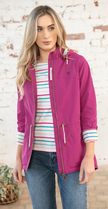 Lighthouse Womens 'Victoria' Waterproof Jacket - Deep Raspberry