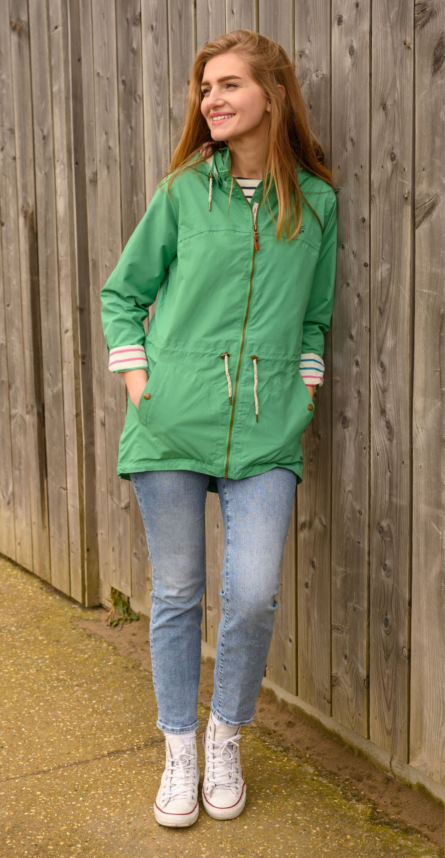 Lighthouse Womens 'Victoria' Waterproof Jacket - Seagrass Green