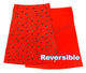 Mudd & Water Womens Cara Reversible Skirt Red Orange Floral