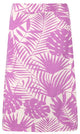 Mudd & Water Womens Cara Reversible Skirt Crocus Pink Palm Print