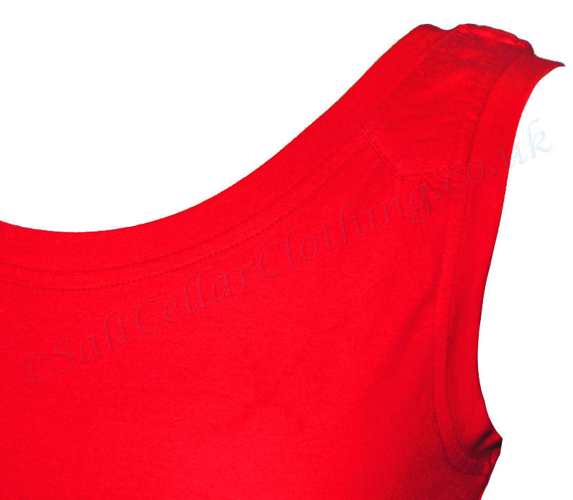 Mudd & Water Womens 'Evelyn' Vest - Salsa Red