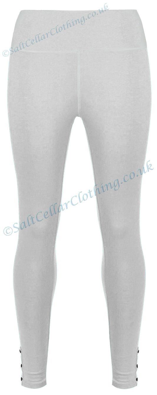 Mudd & Water women's organic cotton full length Lucky leggings in grey.