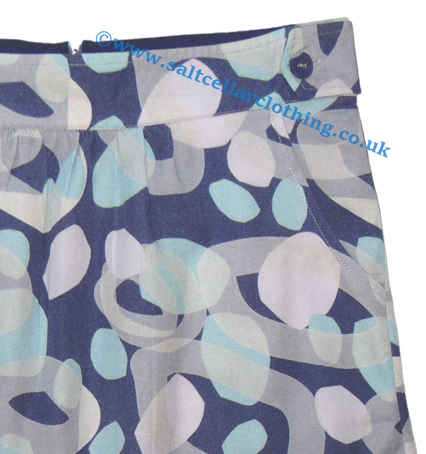 Mudd & Water Womens 'Maldon' Skirt - Abstract Circles Print