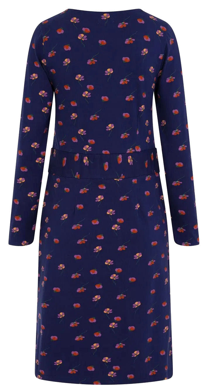 Mudd & Water Womens 'Orford' Long Sleeved Dress - Navy / Floral