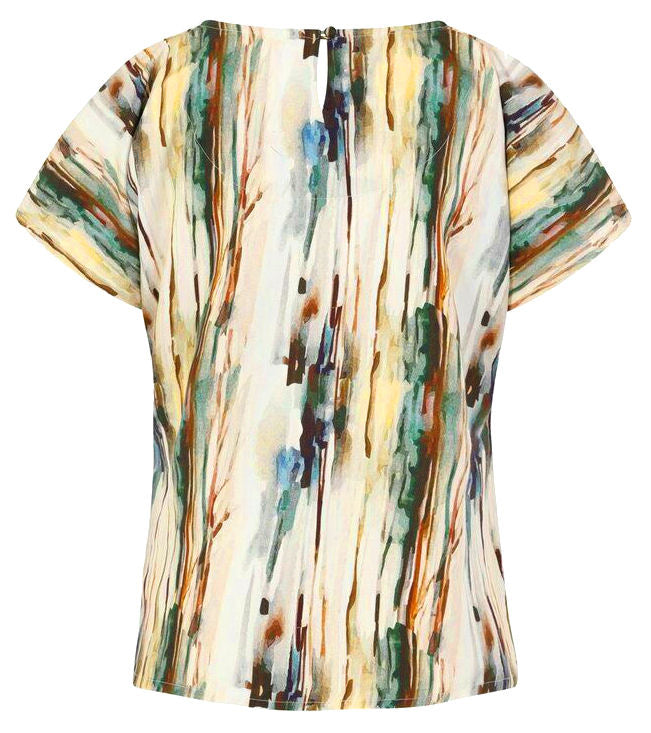 Mudd & Water Womens 'Sandy Bay' Top - Woodland Print