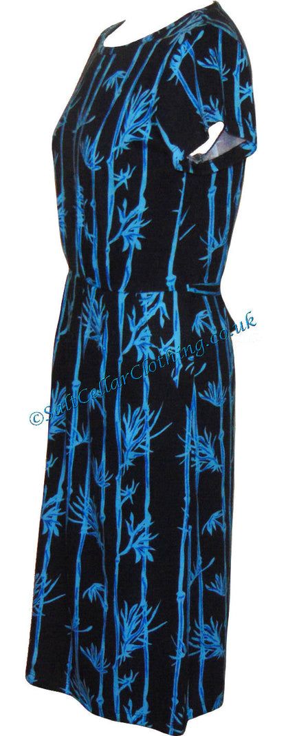Mudd & Water Womens 'End of the Day' Dress - Navy / Bamboo Print