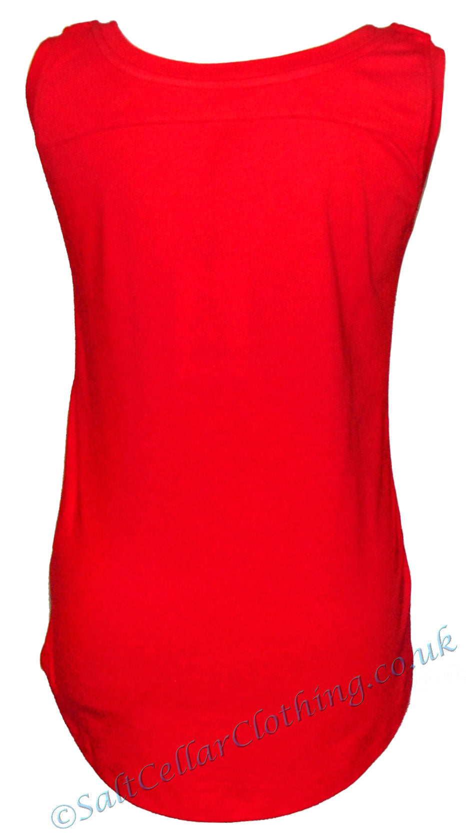 Mudd & Water Womens 'Evelyn' Vest - Salsa Red