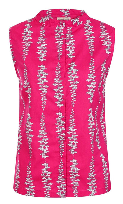 Mudd & Water Womens 'Fuji Blouse' - Fuchsia Blossom Print