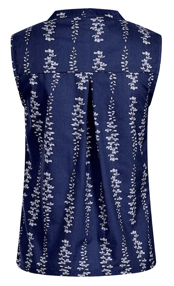 Mudd & Water Womens 'Fuji Blouse' - Navy Blossom Print
