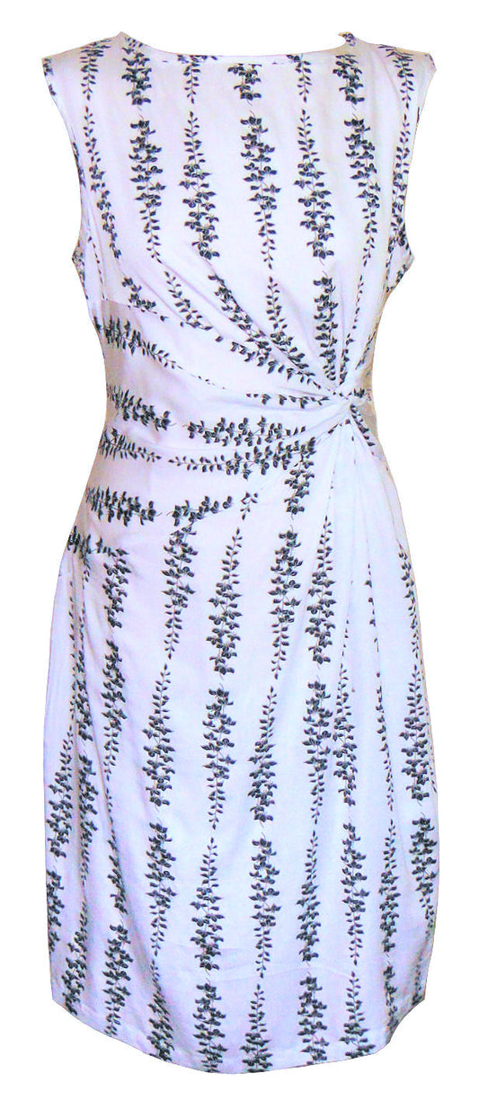 Mudd & Water Womens Twist Side 'Kyoto' Dress - White Blossom Print