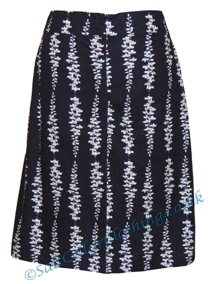 Mudd & Water Womens 'Ume' Skirt - Blossom Print Navy