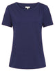 Mudd & Water Womens Aqua Tee Navy