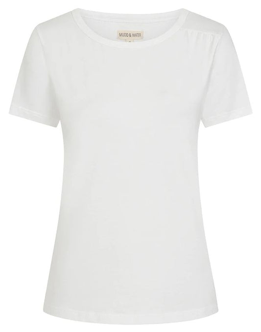 Mudd & Water Womens 'Aqua' Tee - White