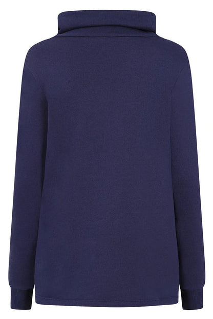 Mudd & Water Womens 'Breeze Sweatshirt' - Navy