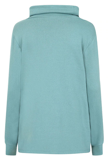 Mudd & Water Womens 'Breeze Sweatshirt' - Teal