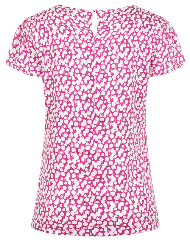 Mudd & Water Womens 'Calla Top' - Aster Leaf Print