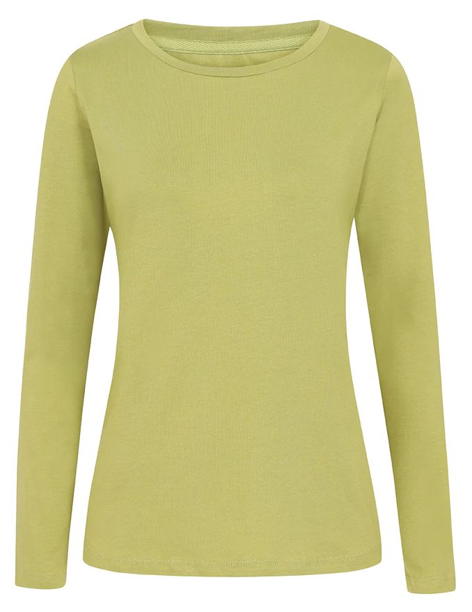 Mudd & Water Womens 'Essential Top' - Olive Green