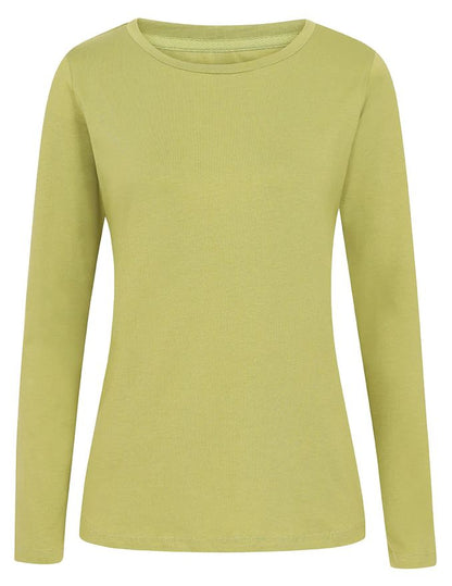 Mudd & Water Womens 'Essential Top' - Olive Green