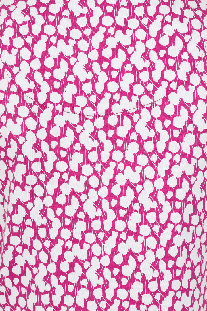 Mudd & Water Womens 'Fauna Top' - Leaf Print Aster