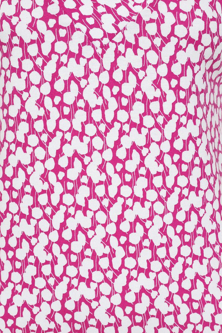 Mudd & Water Womens 'Fauna Top' - Leaf Print Aster
