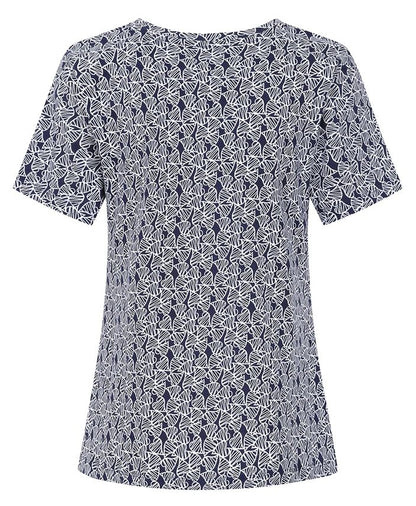 Mudd & Water Womens 'Petal' Tee - Navy Heart Print