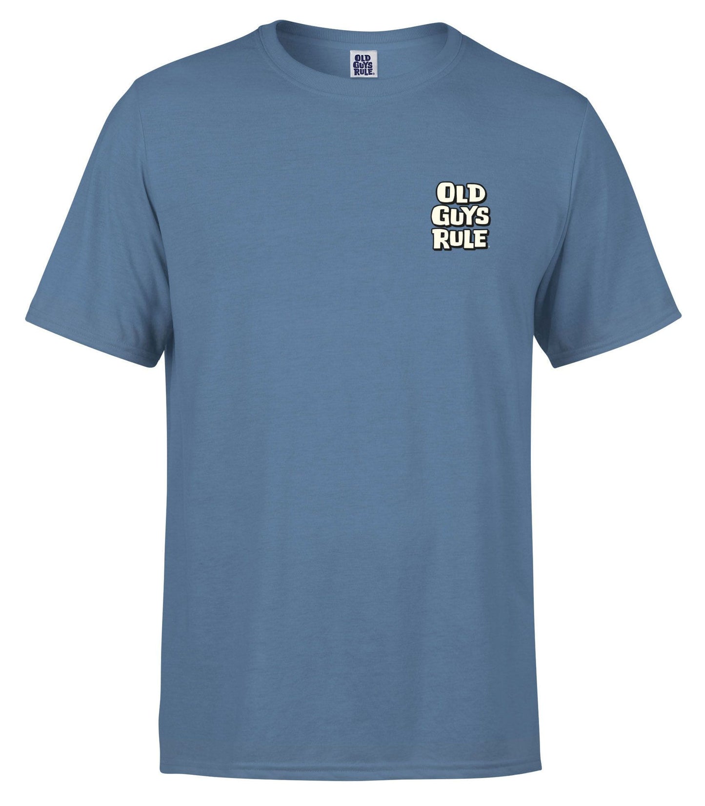 Old Guys Rule Mens 'Dogs Best Friend II' Printed T-Shirt - Indigo Blue
