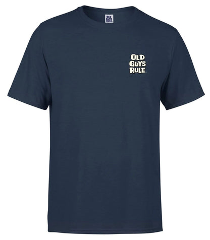 Old Guys Rule Mens 'Dogs Best Friend 3' Printed T-Shirt - Blue Dusk
