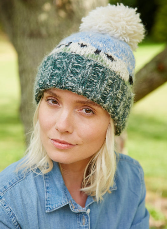 Pachamama Adults 'Hazy Sheep' Knitted Bobble Beanie
