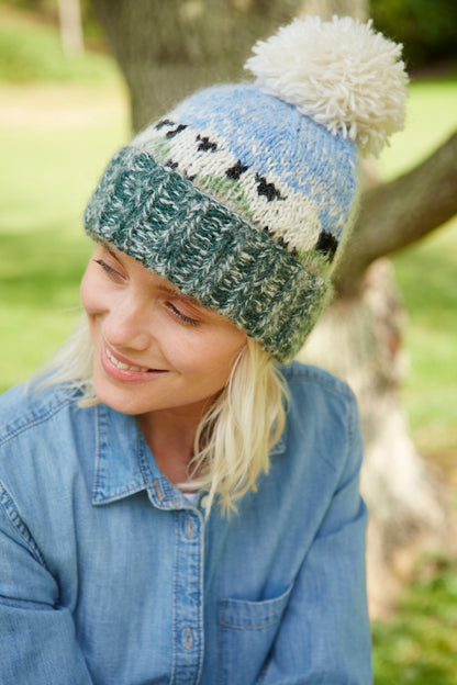 Pachamama Adults 'Hazy Sheep' Knitted Bobble Beanie