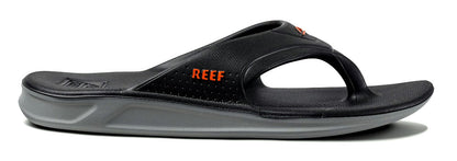 Reef Mens 'One' Flip Flops - Grey / Orange / Black