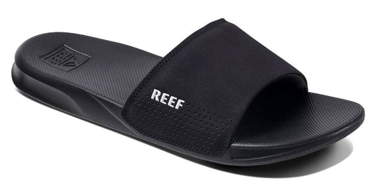 Reef Mens 'One Slide' Padded Strap Slider - Black