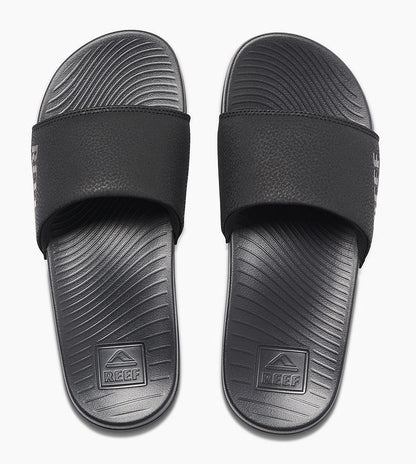 Reef Womens 'One Slide' Padded Strap Slider - Black