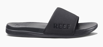 Reef Womens 'One Slide' Padded Strap Slider - Black
