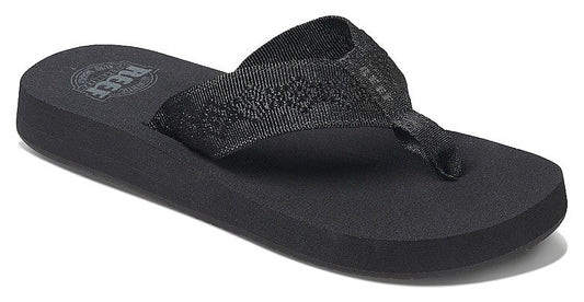 Reef Womens 'Sandy' Flip Flops - Black / Black