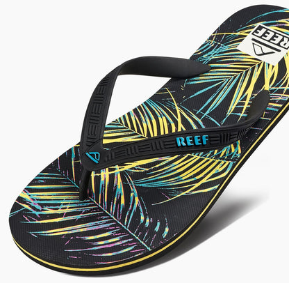Reef Mens 'Seaside Prints' Flip Flops - Tropical Dream