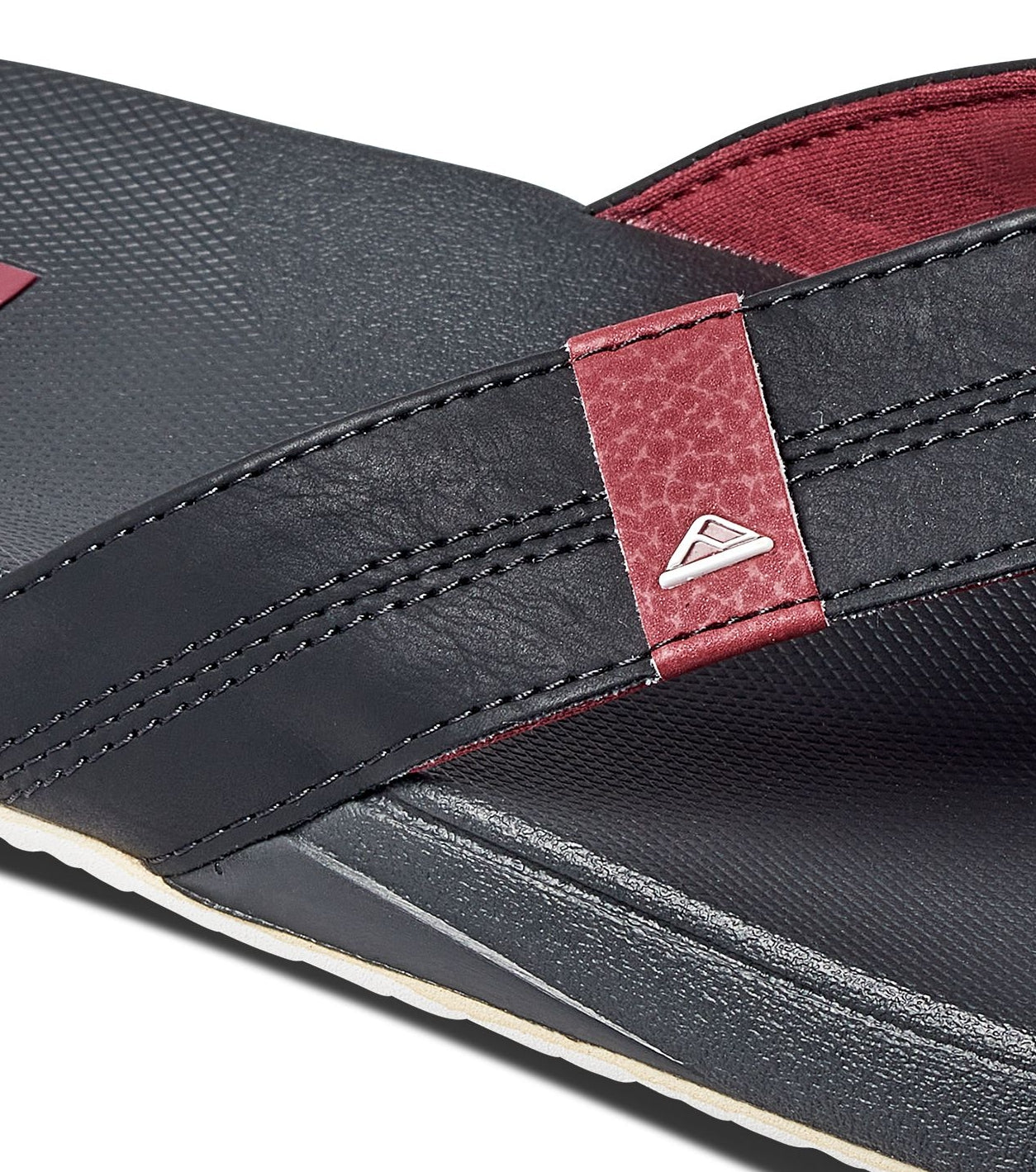 Reef Mens 'Cushion Phantom' Flip Flops - Red / Raven