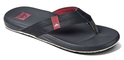 Reef Mens 'Cushion Phantom' Flip Flops - Red / Raven