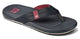 Reef Mens Cushion Phantom Flip Flops Red / Raven