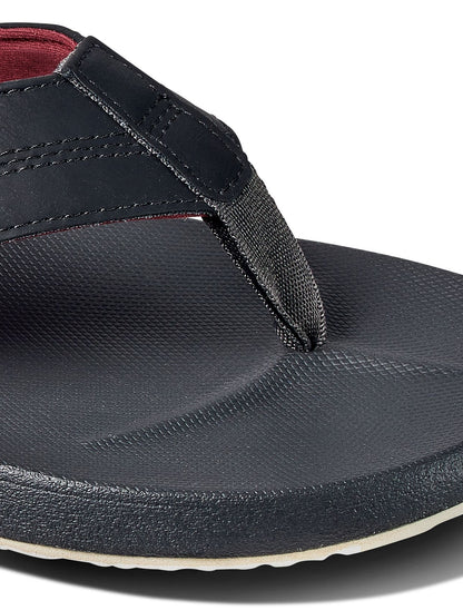 Reef Mens 'Cushion Phantom' Flip Flops - Red / Raven